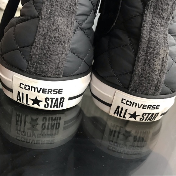 Fleece Lined Quilted Converse (9) - Picture 5 of 8